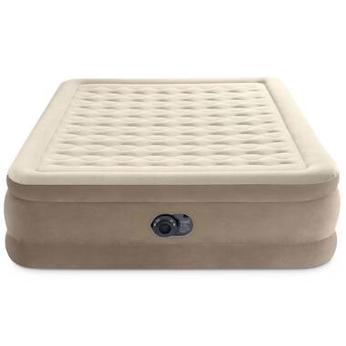 Intex inflatable bed 2024 with built in pump